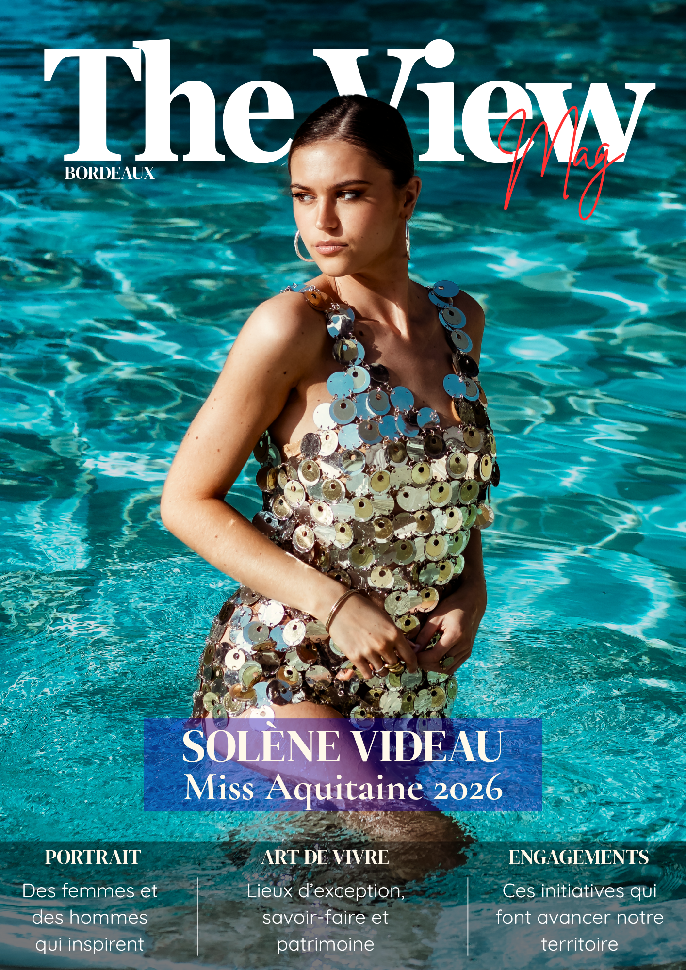 Couverture du premier numéro de The View Mag